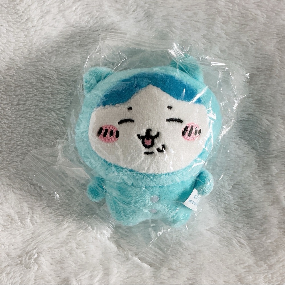 Brand New Chiikawa Big 2 series gachapon hachiware pajama mascot plush keychain